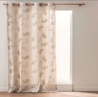 Rideau à œillets Isadora polycoton en promo chez Maxi Bazar Vigneux-sur-Seine à 24,99 €