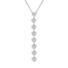 Collier en argent rhodié et oxydes de zirconium dans le catalogue Le Manège à Bijoux