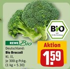 REWE Bei den Tongruben - Bio Broccoli Kl. II Angebot im Prospekt Bio Broccoli Kl. II bei REWE im Bei den Tongruben Prospekt für 1,59 €