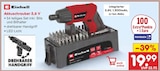 Akkuschrauber 3,6 V Angebote von Einhell bei Netto Marken-Discount Offenburg für 19,99 €