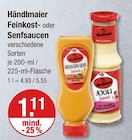 Feinkostsaucen von Händlmaier im aktuellen V-Markt Prospekt für 1,11 €