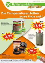 Raiffeisen Rhein-Ahr-Eifel Handelsgesellschaft mbH Baumärkte Prospekt der aktuellen Woche mit 4 Seiten, gültig von 06.12.2025 bis 20.12.2025, in Wasserliesch und Umgebung Aktueller Raiffeisen Rhein-Ahr-Eifel Handelsgesellschaft mbH Baumärkte Prospekt in Wasserliesch und Umgebung, "Die Temperaturen fallen. Unsere Preise auch!" mit 4 Seiten, 06.12.2025 - 20.12.2025