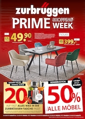 Aktueller Zurbrüggen Möbel & Einrichtung Prospekt in Apen und Umgebung, "PRIME SHOPPING WEEK" mit 12 Seiten, 06.09.2025 - 20.09.2025