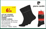Lot de 3 paires de chaussettes homme - PIERRE CARDIN dans le catalogue Intermarché Hyper