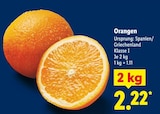 Orangen  im aktuellen Lidl Prospekt für 2,22 €