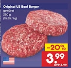 Original US Beef Burger Angebote bei Netto Marken-Discount Singen für 3,99 €