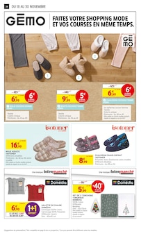 Promotion Coussin dans le prospectus Intermarché Super, valable du 18/11/2025 au 30/11/2025 Promo Coussin dans le catalogue Intermarché Super du moment à la page 34