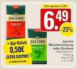 Meisterröstung im Angebot bei WEZ in Bad Oeynhausen Meisterröstung Angebote von Jacobs bei WEZ Bad Oeynhausen für 6,49 €