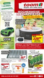 toom Baumarkt Prospekt für Dessau-Roßlau mit 18 Seiten toom Baumarkt Prospekt für Dessau-Roßlau: "WOCHENWEISE MEGAPREISE!", 18 Seiten, 25.06.2022 - 01.07.2022