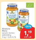 Menü von Alnatura für 1,19 € bei budni im Angebot Menü von Alnatura im aktuellen budni Prospekt