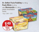 Paula Pudding im V-Markt Prospekt Paula Pudding von Dr. Oetker im aktuellen V-Markt Prospekt für 1,49 €