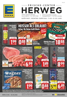 Bier im EDEKA Prospekt "Aktuelle Angebote" mit 24 Seiten (Langenfeld (Rheinland))