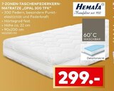 Aktuelle Matratze Angebote bei porta Möbel in Hildesheim Aktuelles 7-Zonen-Taschenfederkern-Matratze 'Opal 300 TFK' Angebot bei porta Möbel in Hildesheim ab 299,00 €