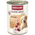 Animonda Dog Dose GranCarno Junior mit Pute 400 g im Angebot bei Zookauf in Dinslaken Animonda Dog Dose GranCarno Junior mit Pute 400 g Angebote von Animonda bei Zookauf Dinslaken für 1,39 €