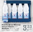 Mineralwasser Classic Angebote von Frische Brise bei E center Mainz für 3,33 €