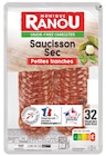 Saucisson sec 32 petites tranches - MONIQUE RANOU en promo chez Intermarché Hyper Saucisson sec 32 petites tranches - MONIQUE RANOU dans le catalogue Intermarché Hyper