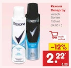 Deospray im Angebot bei Netto Marken-Discount in Essen Deospray Angebote von Rexona bei Netto Marken-Discount Essen für 2,22 €