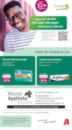 Apotheken Prospekt von mea - meine apotheke in Ingersheim Aktueller mea - meine apotheke Apotheken Prospekt für Ingersheim: Unsere Juni-Angebote mit 4} Seiten, 01.06.2026 - 30.06.2026