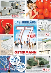 Matratze im Ostermann Prospekt in Erftstadt Aktueller Ostermann Prospekt mit Matratze, "Das Jubiläum 77 Jahre Ostermann", Seite 1