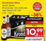 Aktuelles Krombacher Angebot bei Netto Marken-Discount in Braunschweig ab 10,99 €