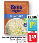 Express Reis Basmati Angebote von Ben's Original bei EDEKA Ludwigshafen für 1,19 €