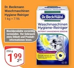 Waschmaschinen Hygiene-Reiniger Angebote von Dr. Beckmann bei GLOBUS Zwickau für 1,99 €