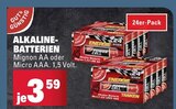 Alkaline-Batterien Mignon AA Angebote von Gut & Günstig bei E center Mainz für 3,59 €