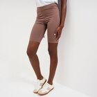 Short cycliste coton stretch marron cognac femme - La Halle Short cycliste coton stretch marron cognac femme à 5,99 € dans le catalogue La Halle
