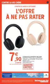 Promos Casque Audio dans le catalogue "Intermarché" de Intermarché Hyper Casque Audio en promo dans le catalogue Intermarché Hyper à la page 35
