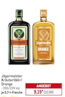 Kräuterlikör/ Orange Angebote von Jägermeister bei METRO Erlangen für 10,94 €