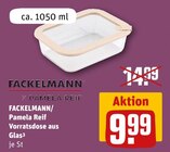 REWE Raunheim - Vorratsdose aus Glas Angebot im Prospekt Vorratsdose aus Glas bei REWE im Raunheim Prospekt für 9,99 €