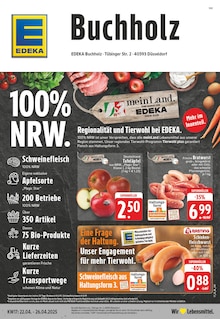 Aktueller EDEKA Prospekt "Aktuelle Angebote" für Düsseldorf Aktueller EDEKA Prospekt für Düsseldorf mit Seiten