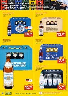 Bier im Netto Marken-Discount Prospekt "DER ORT, AN DEM DU IMMER AUSGEZEICHNETE PREISE FINDEST." mit 6 Seiten (Amberg)