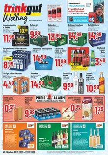 Coca Cola im aktuellen Trinkgut Prospekt (Bocholt) Coca Cola im Trinkgut Prospekt "Aktuelle Angebote" mit 6 Seiten (Bocholt)