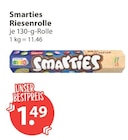 Riesenrolle im V-Markt Prospekt Riesenrolle von Smarties im aktuellen V-Markt Prospekt für 1,49 €