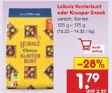 Aktuelles Kunterbunt oder Knusper Snack Angebot bei Netto Marken-Discount in Cottbus ab 1,79 €
