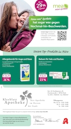 Aktueller mea - meine apotheke Apotheken Prospekt für Fürth: Unsere März-Angebote mit 4} Seiten, 01.03.2026 - 31.03.2026