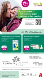 mea - meine apotheke Apotheken Prospekt der aktuellen Woche mit 4 Seiten, gültig von 01.03.2026 bis 31.03.2026, in Fürth und Umgebung Aktueller mea - meine apotheke Apotheken Prospekt in Fürth und Umgebung, "Unsere März-Angebote" mit 4 Seiten, 01.03.2026 - 31.03.2026