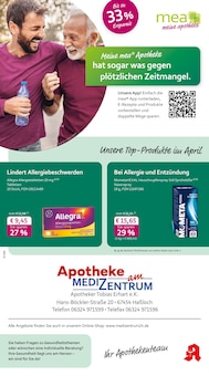 Aktueller mea - meine apotheke Prospekt (Haßloch, 4 Seiten zum blättern mea - meine apotheke Prospekt Unsere April-Angebote mit 4 Seiten