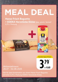 Eistee Angebot im EDEKA Prospekt, gültig von 28.07.2025 bis 02.08.2025 Eistee Angebot im aktuellen EDEKA Prospekt auf Seite 20