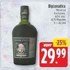 Reserva Exclusiva im Angebot bei WEZ in Herford Reserva Exclusiva Angebote von Diplomatico bei WEZ Herford für 29,99 €