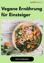 kaufDA Magazin Prospekt für Bonn mit 1 Seiten kaufDA Magazin Prospekt für Bonn: "Vegane Ernährung für Einsteiger", 1 Seiten, 19.01.2021 - 31.03.2021