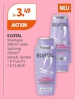 Shampoo oder Spülung Angebote von ELVITAL bei Müller Koblenz für 3,49 €