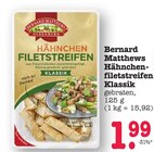 Hähnchenfiletstreifen Klassik Angebote von Bernard Matthews bei E center Baden-Baden für 1,99 €