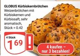 Kürbiskernbrötchen im Angebot bei GLOBUS in Maintal Kürbiskernbrötchen Angebote von GLOBUS bei GLOBUS Maintal für 1,69 €