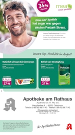 mea - meine apotheke Apotheken Prospekt der aktuellen Woche mit 4 Seiten, gültig von 01.08.2026 bis 31.08.2026, in Oberhaching und Umgebung Aktueller mea - meine apotheke Apotheken Prospekt in Oberhaching und Umgebung, "Unsere August-Angebote" mit 4 Seiten, 01.08.2026 - 31.08.2026