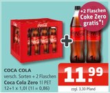 Coca Cola Zero Angebote von Coca Cola bei Getränke Oase Bergkamen für 11,99 €