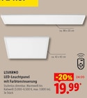 LED-Leuchtpanel von LIVARNO im aktuellen Lidl Prospekt für 19,99 €