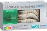 12 crevettes entières tropicales crues ASC (15 au kg) - picard dans le catalogue Picard