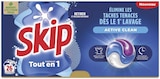 Lessive capsules 3 en 1 - SKIP en promo chez Supermarchés Match Lessive capsules 3 en 1 - SKIP dans le catalogue Supermarchés Match